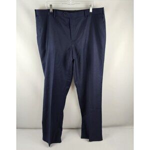 Spier & Mackay Contemporary Navy Trousers Mens 41x32 100% Wool Pants NWT
